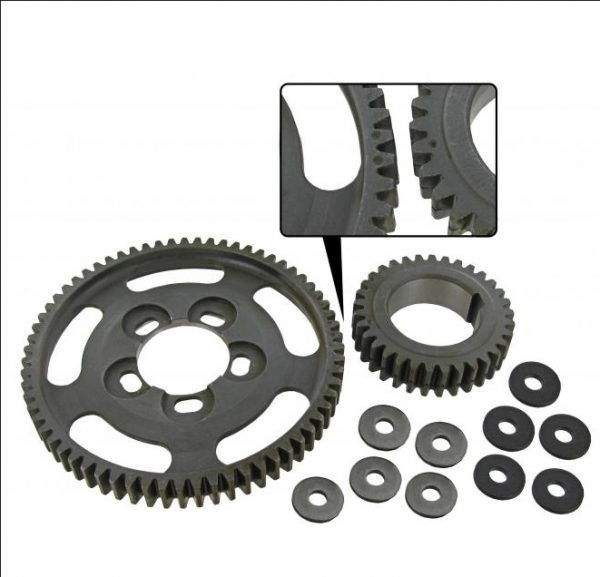 verstellbares Zahnrad Kurbelwellenantriebsrad Kurbelwelle VW Bus T2 Porsche 914 Typ 4 Motor Adjustable cam gear kit with straight gears